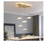 Chandeliers,Rsonality Art Simple Modern Warm Liviroom Bedroom Restaurant Bar Milk Tea Shop 5 Heads Led Lights Light,Stepless Dimming/White Light/a