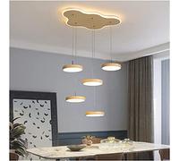 Chandeliers,Rsonality Art Simple Modern Warm Liviroom Bedroom Restaurant Bar Milk Tea Shop 5 Heads Led Lights Light,Stepless Dimming/Stepless Dimmi/a