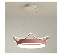 Chandeliers, Simple Ledrsonality Liviroom Room Bedroom Study Room Crown Art Lightingp Light,3 Color Light/Warm Light/a