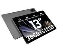 CHANDUELEC Tableta Mega 8 de 13 Pulgadas FHD + Pantalla unisoc t620, 12 GB + 24 GB Ram 512 GB ROM 11000 Mah batería 50mp Android 15 4G Tableta