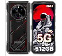 CHANDUELEC V40 5G - Teléfono resistente de 6.78 pulgadas FHD120Hz para juegos de pantalla 32GBRAM 512GBROM 8680mAh batería Android 14