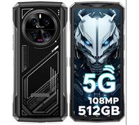 CHANDUELEC V40 5G - Teléfono resistente de 6.78 pulgadas FHD120Hz para juegos de pantalla 32GBRAM 512GBROM 8680mAh batería Android 14