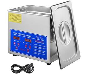 Chaneau Limpiador ultrasónico 3L, Limpiador Ultrasonidos Profesional, Máquina de Ultrasonido con Temporizador Digital, Temperatura Ajustable, para Limpieza de Joyas, Relojes, Laboratorio