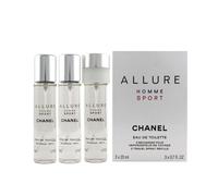 Chanel Allure Homme Sport EDT recarga 2 x 20 ml + EDT recarga con atomizador 20 ml M