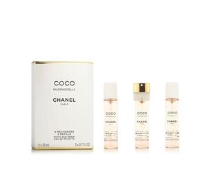 Chanel Coco Mademoiselle EDT recarga 2 x 20 ml + EDT recarga con pulverizador 20 ml W