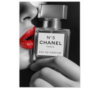 Chanel famoso perfume arte póster moderno decoración de pared 40 x 60 cm
