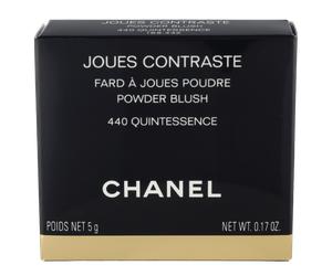 Chanel Joues Contraste Powder Blush 5 g - Pasa una brocha suave para colorete sobre el polvo y sacude el exceso. - Sonríe para localizar las manzanas de las mejillas. Aplica el color sobre ellas y dif