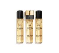 Chanel nº 5 eau de toilette vaporizador de sac 3x20ml - refill