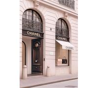 Chanel Shop Paris Poster 40 x 60 cm para enmarcar moderna decoración de pared para salón, dormitorio y oficina