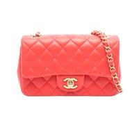Chanel Vintage - Pre-owned Mini Matelasse 20 Bolso de Hombro de Piel - Pre-owned - Mujer - Rojo - ONE SIZE -
