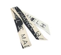 Chanel Vintage - Pre-owned Silk Headband - Pre-owned - Mujer - Blanco - ONE SIZE -