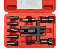 CHANG QI Kit de extractor de rodamientos de motocicleta, herramienta de desmontaje de rodamientos interiores de motocicleta de 8 a 25 mm, kit de extractor de rodamientos con caja
