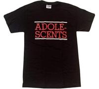 Changchun The Adolescents - Logo - New Never Worn Licensed 2004 T-Tshirts Camisetas y Tops Black Flag(Medium)