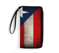 Change Purse Bandera Antigua De Puerto Rico Billetera Bolsa Encantador Coin Purse Retro Monedas Tarjetero para Madre, Adolescente, Hija