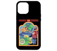 Change the Ending Sarcastic Retro Vintage Funny Adult Humor Carcasa para iPhone 12 Pro Max