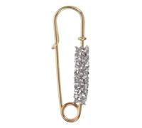Change The Waistband to Small Pins Rhinestones Needlework Safety Women Delicate Breastpin Cardigan Clothes Decor Accessory Brooch Clothing Pin White