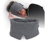 CHANGEARS Antifaz para dormir - Máscara completa de bloqueo de luz, tela agradable a la piel, ultra cómoda, ajuste ajustable para personas que duermen boca arriba y de lado, diseñado para viajes,