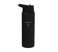 Changed My Life Cross - Jesús religioso cristiano minimalista Stainless Steel Insulated Water Bottle