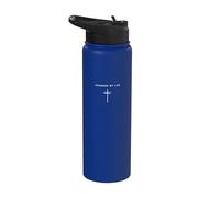 Changed My Life Cross - Jesús religioso cristiano minimalista Stainless Steel Insulated Water Bottle