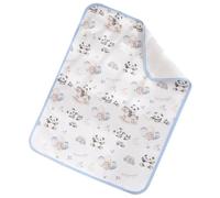 Changing Mat - Forro lavable impermeable y reutilizable, cubierta de almohadilla de cambio de diaper , alfombrilla para niños y niñas, protección contra fugas de alimentación nocturna