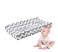 Changing Pad Cover-Soft Stretch Cotton, Breathable Fitted Nursery Sheet