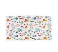 Changing Pad Cover-Soft Stretch Cotton, Breathable Fitted Nursery Sheet, Universal Snug Fit For 32" X 16" Diaper Pads, Reinforced Safety Strap Slits | For Boys Girls