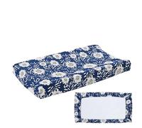 Changing Pad Covers - 100% Cotton Muslin Cloth - Comfy & Breathable Changings Table Cover | Elastic Fitted Nursery Tuck Baby Essentials, Durable Washable Fabric Design With Secure Diaper Station