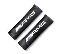 CHANGKAIFA 2 Piezas Almohadillas para Cinturón de Seguridad de Coche para E-Class E400d E53 E63 AMG, Cubre Cinturones Cojín Protección para Cinturón