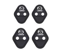 CHANGKAIFA 4 Piezas Cubierta de La Cerradura de La Puerta del Coche para Mazda CX-5 2011-2023 2024 2025, Protector de Cerradura de Puerta de Coche Almohadilla de Cierre