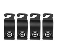 CHANGKAIFA 4 Piezas Ganchos para Asiento de Coche para Mazda 2 3 6 DJ BM BP GJ CX3 CX-5 CX5 CX 5 CX7 CX9 MX5, Ganchos Reposacabezas de Asiento Trasero Organizador de Almacenamiento Percha