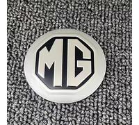 CHANGKAIFA 4 Piezas Pegatinas para Tapacubos para MG ZS EV 2016-2022, Decoración de Llantas de Automóvil Adhesivo de Tapacubos Elegante Centro de Rueda Accesorios,Silver-56mm