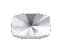 CHANGKAIFA Parasol Parabrisas para Coches para VW ID. Buzz ID.3 ID.4 ID.5, Protección UV Aislamiento Térmico, Almacenamiento Fácil Parasol Coche Delantero Plegable,C-125 cm * 65 cm