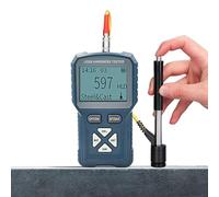 CHANGLKJ Durómetro Digital Leeb, Durómetro Rockwell Metals, Kit Portátil De Prueba De Dureza Leeb, 7 Unidades De Dureza Y Resultados Fiables, Error De ±6% Y Repetibilidad del 0,8%, para Fabricación