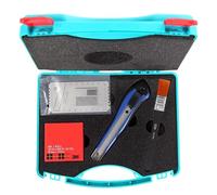 CHANGLKJ Trazador Profesional De Película De Pintura, Kit De Prueba De Adherencia por Rayado Cruzado con Caja De Almacenamiento, Distancia Entre Líneas De Corte De 1 Mm/1,5 Mm/2 Mm/3 Mm, para Pruebas