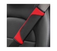 CHANGNIANFA 2 Piezas Protectores Cinturon de Seguridad para Ford Mustang Mach-E I 2021-2024 -, Antiarañazos Protector Cinturon Coche Almohadilla Cinturon Coche Interiores Accesorios,Red