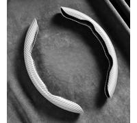 CHANGNIANFA 2Piezas Funda Volante Coches para MG Maestro Hatchback 1983-1994, Protector dirección Cubierta manejo Escudo Conductor Recambio automóvil Funda Agarre Interiores,White