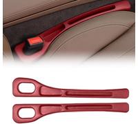 CHANGNIANFA 2Piezas Relleno Hueco Asiento Coche Apto para Alfa Romeo 146 1999,2000, Bloqueador Espacio Asiento Consola, protección Ranura Asiento, Evita caída teléfono,Red