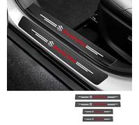CHANGNIANFA 4 Piezas Protectores Umbral Puerta para Suzuki SX4 S-Cross 2013 2014 2015 2016-2023, Puerta Bienvenido Pedal Protección Coche Guardias del Borde Pegatinas