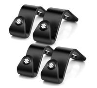 CHANGNIANFA 4Piezas Ganchos Reposacabezas Coche para Suzuki Jimny JB64 JB74 2018-2023, Colgador Asiento Trasero Soporte Bolsa Compra Organizador Vehículo Gancho Carga Clip