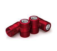 CHANGNIANFA 4Piezas Tapones de Válvula de Neumático para MG 9 Electric Sedan 2025-, Tapa Válvula Rueda Aire Válvula Neumático Tapones Coche Válvula Llantas Vástago Cubierta Protección,Red