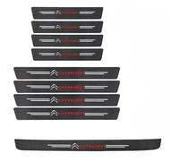 CHANGNIANFA 9 Piezas Protectores Umbral Puerta para Citroen C4 E-C4 2022 2023, Pedal Protección Coche Guardias del Borde Pegatinas Banda Protectora Umbrales de Puerta