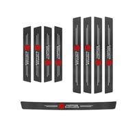CHANGNIANFA 9 Piezas Protectores Umbral Puerta para MG MGS5 EV SUV 2025-, Pedal Protección Coche Guardias del Borde Pegatinas Banda Protectora Umbrales de Puerta,D