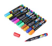 Changor 12 Rotuladores de Borrado en Seco en Colores Vibrantes para Graffiti y Pintura, Adecuados para Niños y Adultos, Fabricados con Tinta con Alcohol de bajo Olor