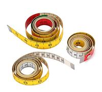Changor 3 Piezas Cinta Métrica Suave Regla de Medición Flexible a Medida de Doble Escala para Coser Medición del Cuerpo Colorido de 150 Cm de Longitud