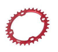 Changor Anillo de Cadena único para Bicicleta de Montaña, Aleación de Aluminio 7075 Duradera Mejorada, 32/34/36/38T para Entusiastas del Ciclismo (32T)