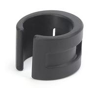 Changor Anillo de Protección de Horquilla Delantera de Bicicleta, Pegatina Protectora de Cadena Anticolisión de Goma para Bicicletas de Montaña y de Carretera, Duradera y Elegante, 1 Paquete (Negra)