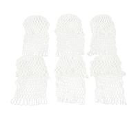 Changor Bolsillos de Red para Mesa de Billar de Algodón Duradero, Accesorios para Mesa de Billar, Adecuados para Chino y Americano, 6 uds.