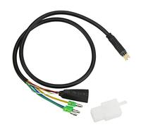 Changor Cable de Extensión de Conversión de Motor Conector Impermeable Línea Duradera para Motor de Scooter Eléctrico Línea de Conversión de 9 Pines para de Bicicleta Eléctrica, 600 Mm, para de 250w
