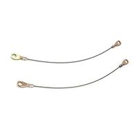 Changor Cable de Portón Trasero de Repuesto Duradero con Fácil Instalación para Mule 3000 3020, 2 Ganchos para Cable de Portón Trasero 53045-1065 para Piezas de Automóvil