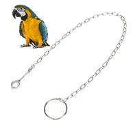 Changor Cadena de Pie Dividida de Acero Inoxidable para Loros Grandes - Anillo de Tobillo Duradero para un Entrenamiento Eficaz de Aves - Adecuado para Varios Loros Grandes Adecuado para Golden Sun